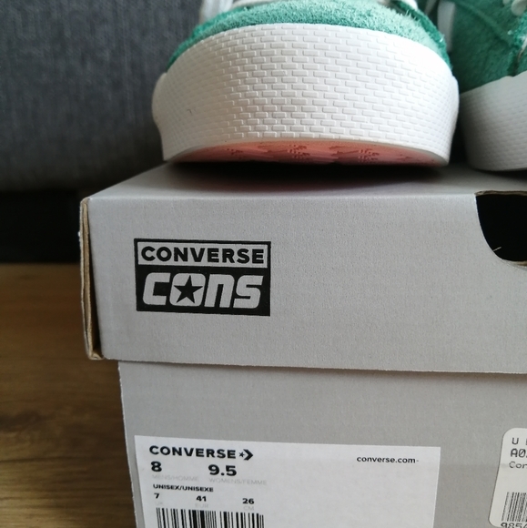 Converse X Dial Tone Vulc Pro. Size 8 Men U.S. Vintage Jade Green. New With Box - Picture 6 of 8